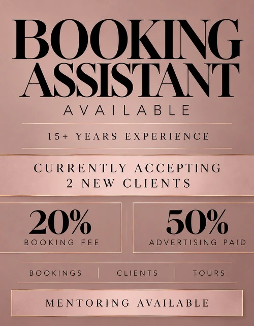Booking Assistant -15+ Yrs